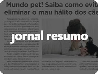 Vet Popularsaiu Na Midia 2021 Jornal Resumo Mundo Pet Eliminar Mau Halito